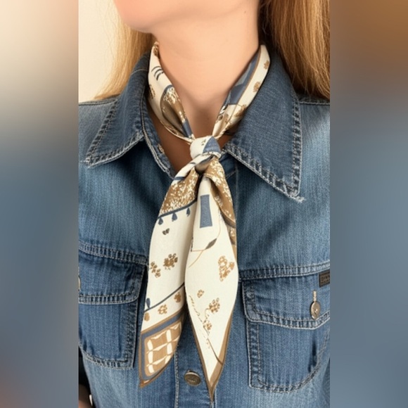 "Gardeners Day" Neckerchief Scarf - Unisex - Picture 2 of 13